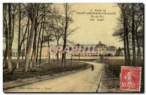 Cartes postales St Germain en Laye Les loges (carte toilee)