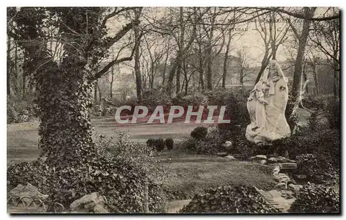 Cartes postales Paris Monument d AMbroise Thomas Parc Monceau