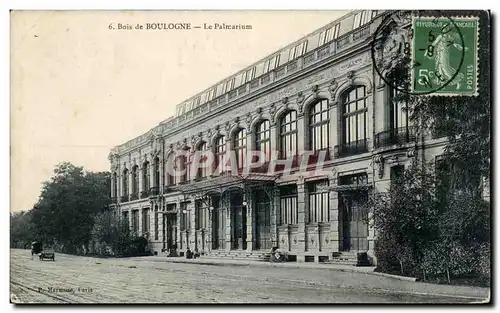 Cartes postales Bois de Bois Boulogne Le Palmarium