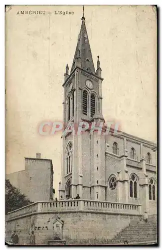 Cartes postales Amberieu L Eglise