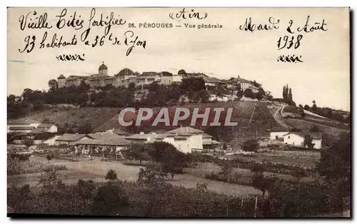 Cartes postales Perouges Vue Generale