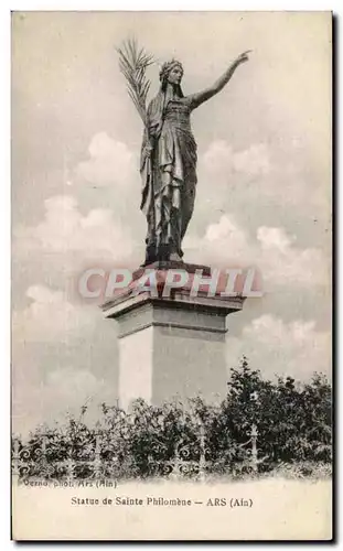 Cartes postales Statue de Sainte Philomene Ars