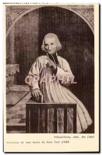 Cartes postales Instruction de onze heures du Saint Cure d Ars