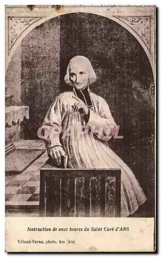 Cartes postales Instructrion de onze heures du Saint Cure d Ars