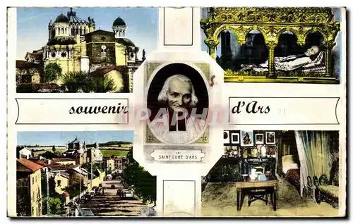 Cartes postales Souvenir d Ars Saint Cure D Ars