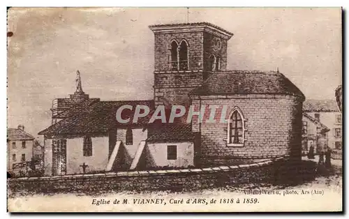 Cartes postales Eglise de Vianney Cure d Ars de 1818 a 1859