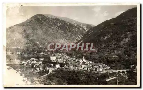 Cartes postales Saint Martin Vesubie Vue Generale