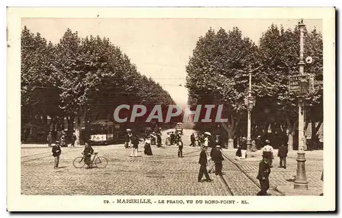 Ansichtskarte AK Marseille Le Prado Vu Du Rond Point