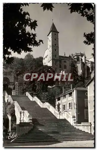 Cartes postales moderne Auch L Escalier Monumental et la Tour d Armagnac