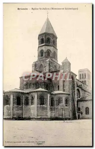 Ansichtskarte AK Brioude Eglise St julien