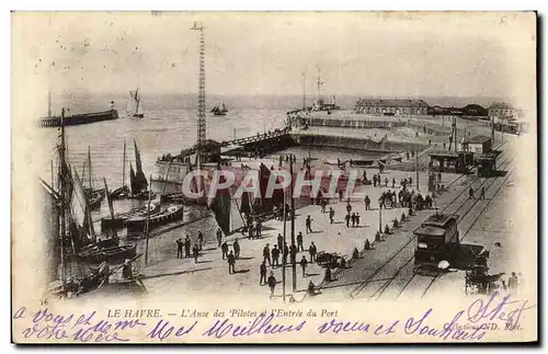 Cartes postales Le Havre L Anse des Pilotes et L Entree du Port