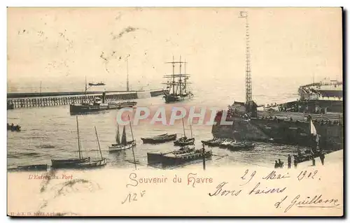 Cartes postales Le Havre Souvenir Bateaux