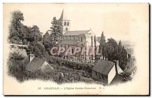 Cartes postales Graville L Eglise Sainte Honorine