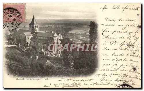 Cartes postales Graville L Abbaye