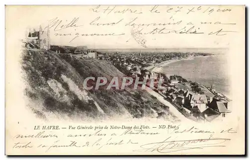 Cartes postales Le Havre Vue Generale Prise de Notre Dame des Flots