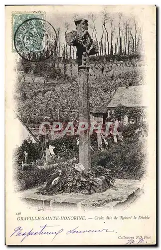 Cartes postales Graville Sainte Honorine Croix Dite de Robert le Diable