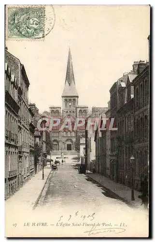 Ansichtskarte AK Le Havre L Eglise Saint Vincent de Paul