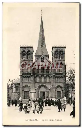 Ansichtskarte AK Le Havre L Eglise Saint Vincent Enfants