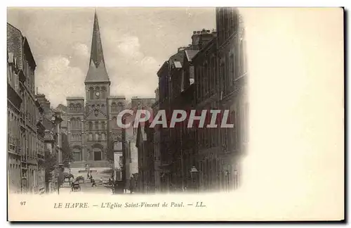 Ansichtskarte AK Le Havre L Eglise Saint Vincent de Paul