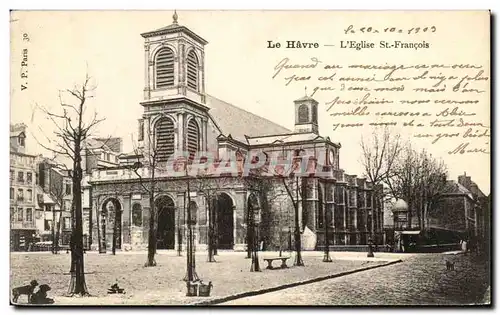 Cartes postales Le Havre L Eglise St Francois