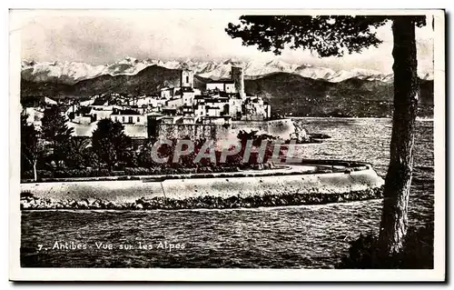 Cartes postales Antibes Vue Sur Les Alpes