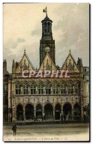 Cartes postales Saint Quentin L Hotel de Ville