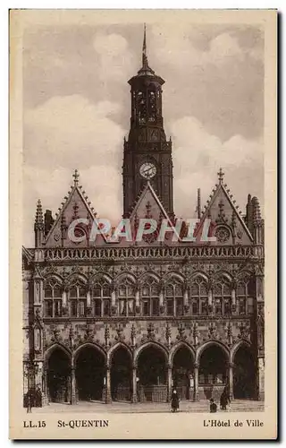 Cartes postales Saint Quentin L Hotel de Ville