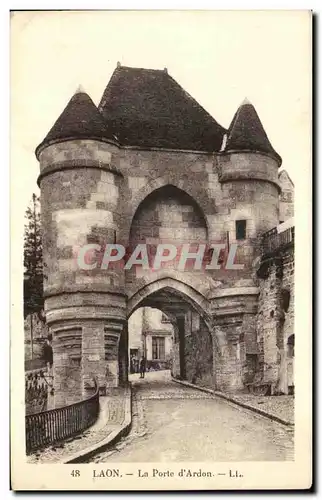 Cartes postales Laon La Porte d Ardon