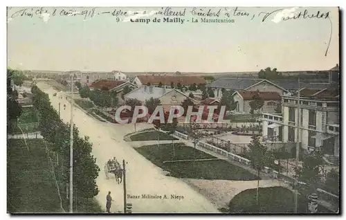 Cartes postales Camp de Mailly La Manutention Militaria