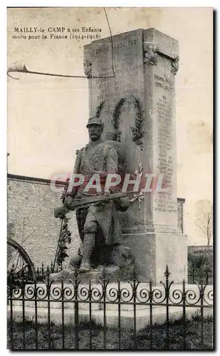 Cartes postales Mailly le Camp a ses Enfants morts pour la France Militaria
