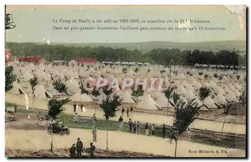 Cartes postales Le Camp de Mailly Militaria