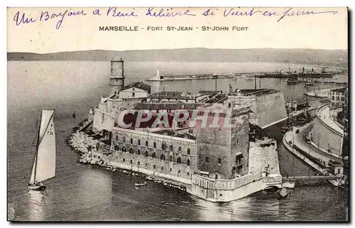 Cartes postales Marseille Fort St Jean St John Fort