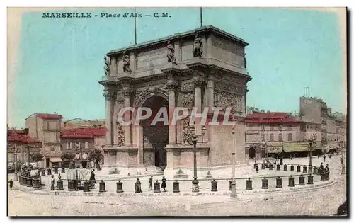 Cartes postales Marseille Place d Aix