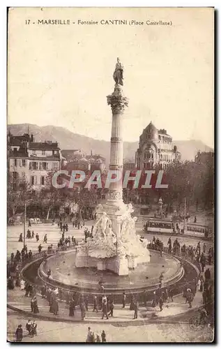 Cartes postales Marseille Fontaine Cantini