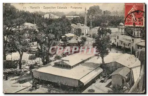 Cartes postales Marseille Exposition Coloniale Panorama