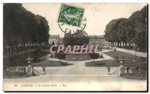 Cartes postales Lisieux Le Jardin Public