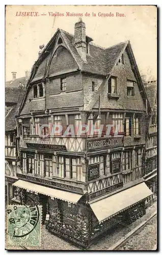 Ansichtskarte AK Lisieux Vieilles Maisons de la Grande Rue Maison Vesque