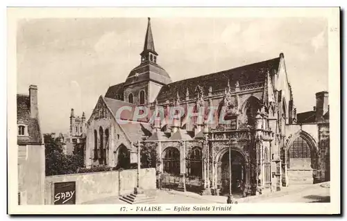 Cartes postales Falaise Eglise Sainte Trinite