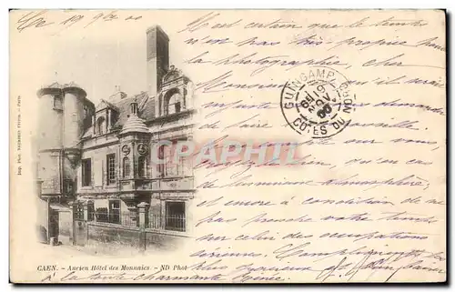 Cartes postales Caen Ancien Hotel des Monnaies