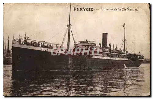 Cartes postales Phrygie Paquebot de la Cie Paquet