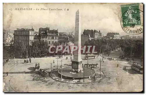 Cartes postales Marseille La Place Castellane