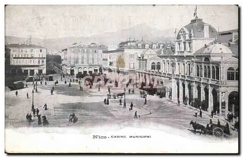 Cartes postales Nice Casino Municipal Publicite A la belle fermiere Auguste Tabouelle Rue de la Barriere Elbeuf