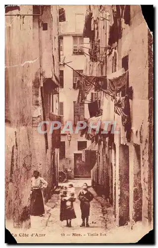 Cartes postales Cote d Azur Nice Vieille Rue