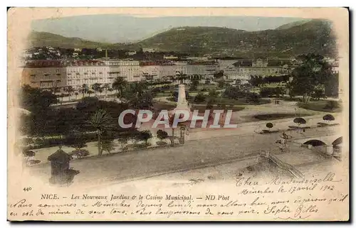 Cartes postales Nice Les Nouivaux Jardins le Casino Municipal