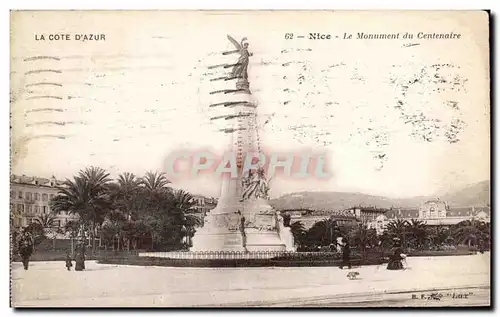 Cartes postales Nice Le Monument du Centenaire La Cote D Azur