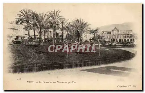 Cartes postales Nice Le Casino et les Nouveaux Jardins