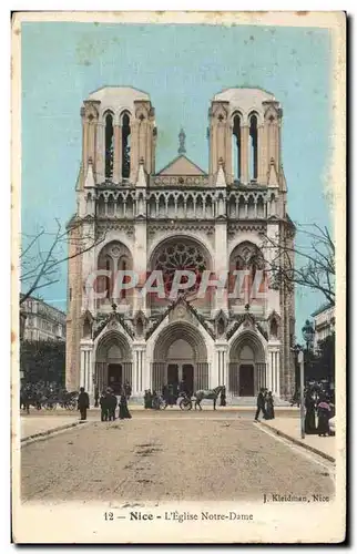 Cartes postales Nice l Eglise Notre Dame