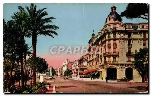 Cartes postales Nice Entree de la Promenade des Anglais L Hotel Ruhl