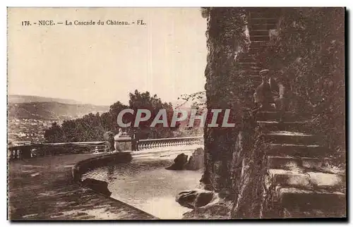 Cartes postales Nice La Cascade du Chateau