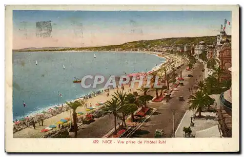 Cartes postales Nice Vue prise de I Hotel Ruhl